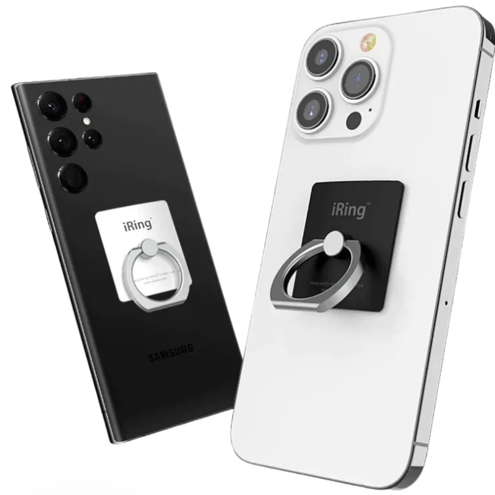 iRing Cellphone Grip and Kickstand, Gold, NiB